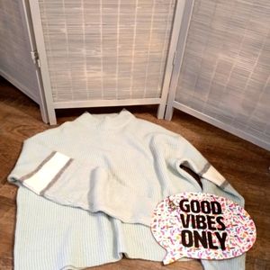 JOHN + JENN (J+L) Light Blue Sweater- Medium